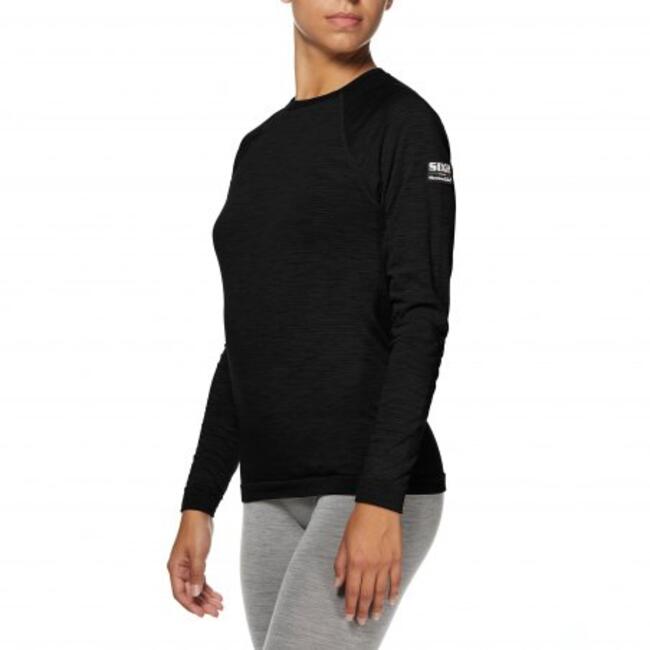 Six2 Maglia Termica Moto Wool Black Unisex